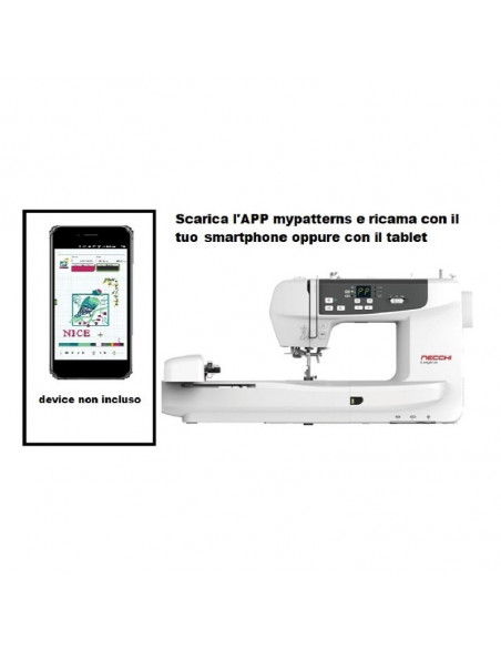 necchi logica nch05ax macchina per cucire e ricamare