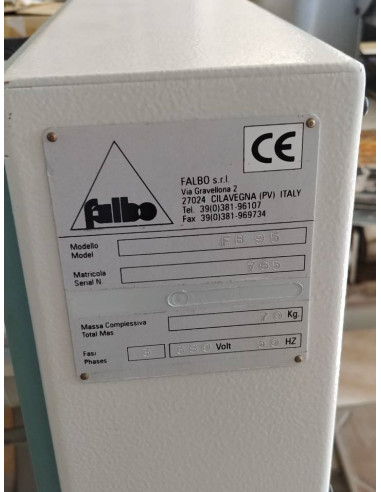 FALBO FB 95 , TAGLIA FASCE