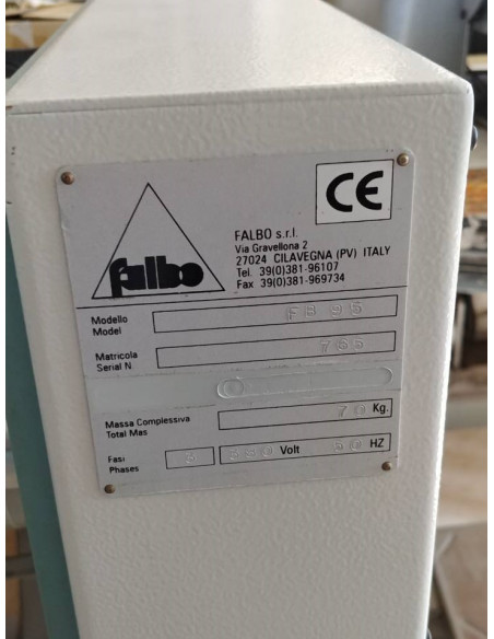 FALBO FB 95 , TAGLIA FASCE