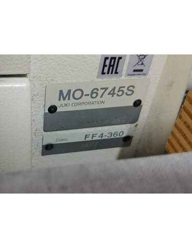JUKI MO-6745S , TAGLIACUCI PER BORDINI