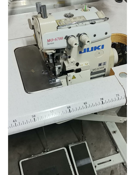 JUKI MO-6745S , TAGLIACUCI PER BORDINI