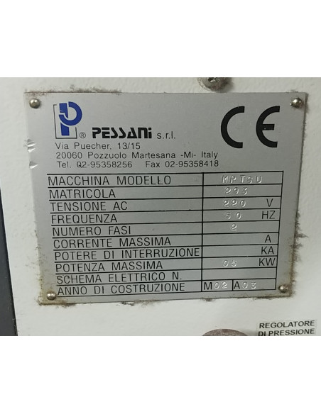 PESSANI MPTSU , MACCHINA SONORA PER STRASS