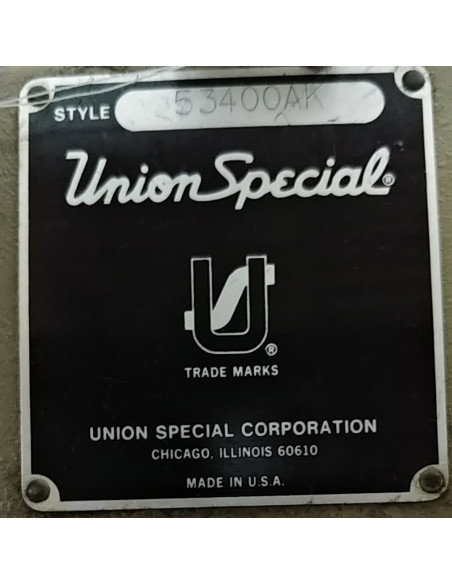 UNION SPECIAL 53400AK , PUNTO STITCH ZIG-ZAG