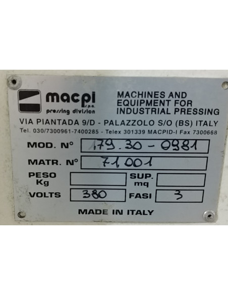 MACPI 179.30-0981 , ASSE DA STIRO