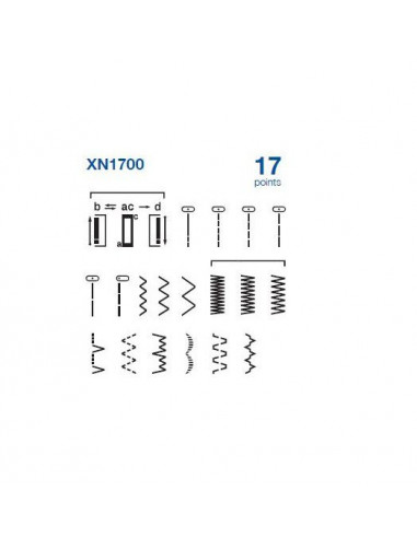 BROTHER XN 1700 MACCHINA PER CUCIRE