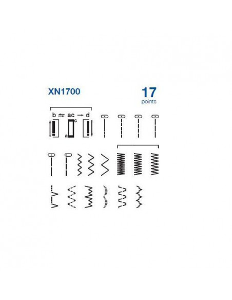BROTHER XN 1700 MACCHINA PER CUCIRE
