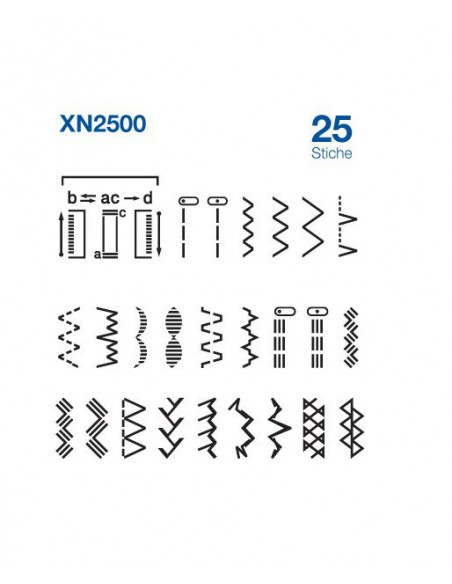 BROTHER XN2500 MACCHINA PER CUCIRE