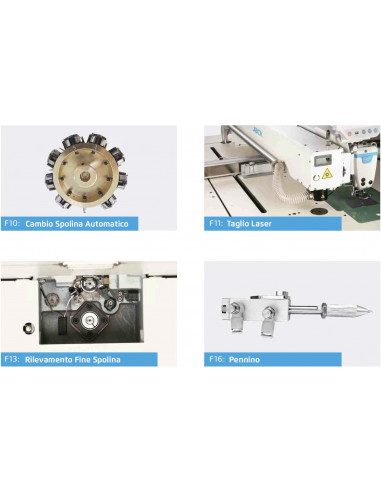 JACK MX100A MACCHINA A CAMPO CON BARRA AGO ROTANTE