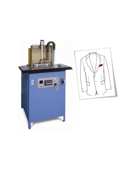 METALMECCANICA 340PE STIRATRICE E ADESIVATRICE PER TASCHINO GIACCA